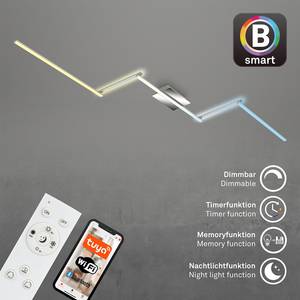 LED-plafondlamp Staff S nylon / ijzer - 3 lichtbronnen