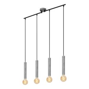 Hanglamp Longa ijzer - 4 lichtbronnen - Zilver