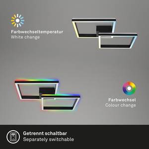 LED-Deckenleuchte Frame Back III Nylon / Eisen - 2-flammig