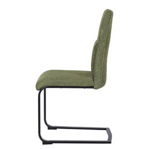 Chaises cantilever Caluso - Lot de 2 Vert olive