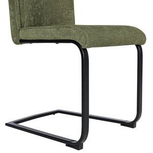 Chaises cantilever Caluso - Lot de 2 Vert olive