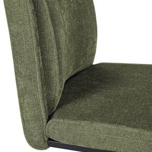 Chaises cantilever Caluso - Lot de 2 Vert olive