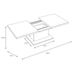 Couchtisch Rye Stabeiche Dekor / Beton Dekor