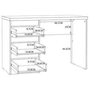 Bureau Norai Blanc mat