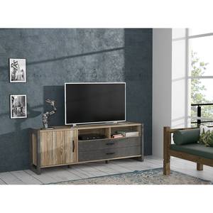 Tv-meubel Burley Picea grenenhouten look/betonnen look