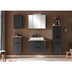 Armoire murale Vellau Gris mat