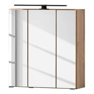 Spiegelkast Vellau inclusief verlichting - Eikenhoutlook wotan - Breedte: 60 cm