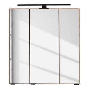 Spiegelkast Vellau inclusief verlichting - Eikenhoutlook wotan - Breedte: 60 cm