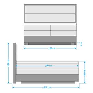 Boxspringbett LaamliaWood I Massivholz Eiche - 180 x 200cm