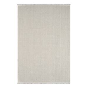 Kurzflorteppich Ava Polyester / Baumwolle - Weiß - 200 x 290 cm