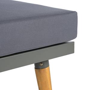 Modulare Loungegruppe Capilla 5-teilig Akazie massiv / Polyester - Grau / Braun