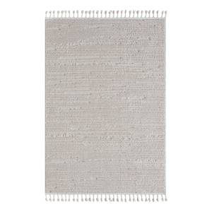 Tapis Enya Polyester / Coton - Blanc - 140 x 200 cm