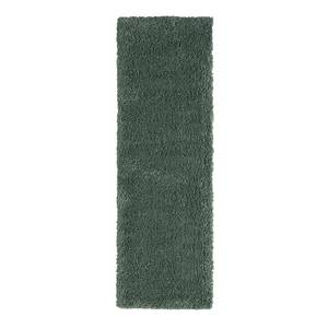 Tapis épais My Shaggy Polypropylène / Jute - Vert clair - 80 x 250 cm