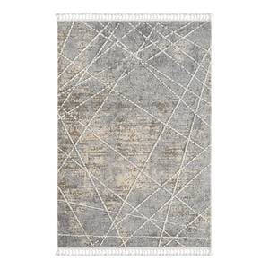 Tapis Nelia Polyester / Coton - Gris / Beige - 200 x 290 cm