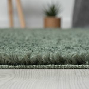 Tapis épais My Shaggy Polypropylène / Jute - Vert clair - 160 x 230 cm