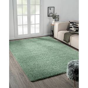 Tapis épais My Shaggy Polypropylène / Jute - Vert clair - 200 x 290 cm