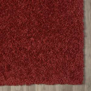 Tapis épais My Shaggy Polypropylène / Jute - Rouge Bordeaux - 200 x 290 cm