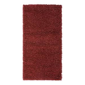 Tapis épais My Shaggy Polypropylène / Jute - Rouge Bordeaux - 70 x 140 cm