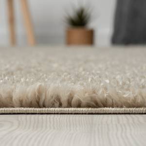 Hoogpolig vloerkleed My Shaggy polypropeen/jute - Beige - 120 x 180 cm