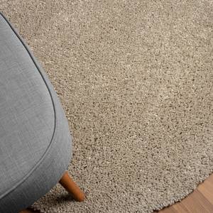 Hochflorteppich My Shaggy Polypropylen / Jute - Beige - 120 x 120 cm