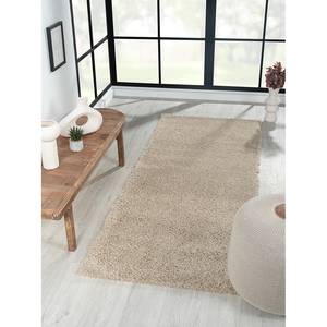 Hochflorteppich My Shaggy Polypropylen / Jute - Beige - 80 x 200 cm