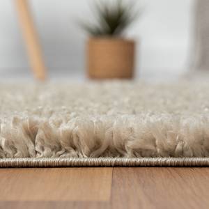 Hochflorteppich My Shaggy Polypropylen / Jute - Beige - 80 x 300 cm