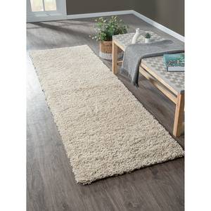 Hochflorteppich My Shaggy Polypropylen / Jute - Beige - 80 x 250 cm