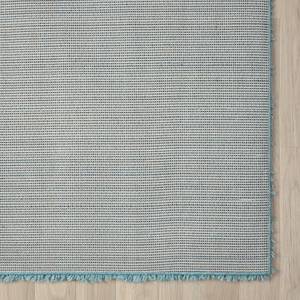 Hoogpolig vloerkleed My Shaggy polypropeen/jute - Lichtblauw - 160 x 230 cm