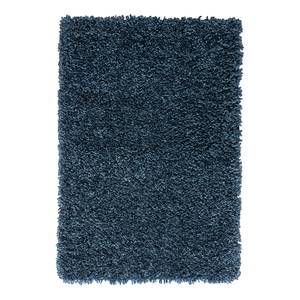 Tapis épais My Shaggy Polypropylène / Jute - Bleu foncé - 60 x 90 cm