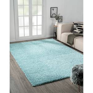 Hochflorteppich My Shaggy Polypropylen / Jute - Hellblau - 200 x 290 cm