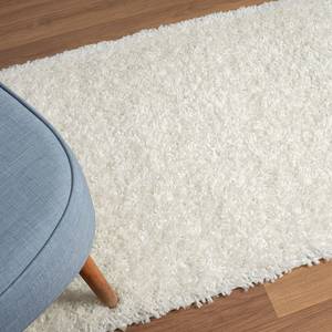 Hochflorteppich My Shaggy Polypropylen / Jute - Creme - 80 x 250 cm