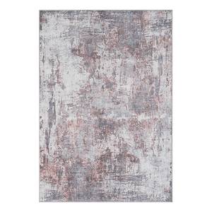 Kurzflorteppich Avery Polyester / Baumwolle - Creme / Grau - 160 x 230 cm