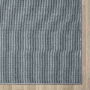 Laagpolig vloerkleed Avery polyester/katoen - Crèmekleurig/Grijs - 160 x 230 cm