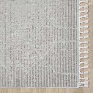 Kurzflorteppich Enya I Polyester / Baumwolle - Beige - 160 x 230 cm