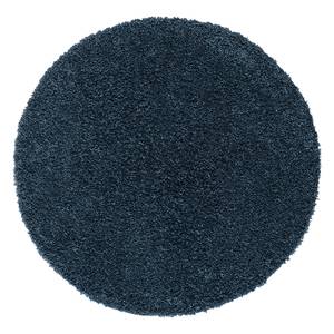 Tapis épais My Shaggy Polypropylène / Jute - Bleu foncé - 150 x 150 cm