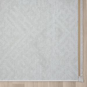 Kurzflorteppich My Type II Polyester / Baumwolle - Creme - 80 x 150 cm