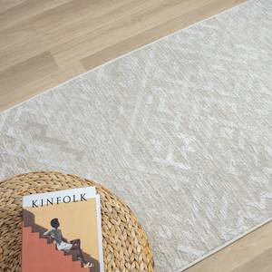 Tapis My Type II Polyester / Coton - Crème - 80 x 150 cm