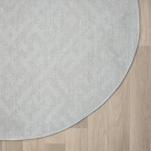 Kurzflorteppich My Type II Polyester / Baumwolle - Creme - 120 x 120 cm