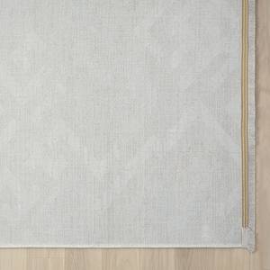 Kurzflorteppich My Type Polyester / Baumwolle - Creme / Grau - 200 x 290 cm