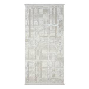 Laagpolig vloerkleed My Favorite polyester/katoen - beige - 80 x 150 cm