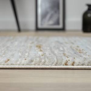 Laagpolig vloerkleed My Passion polyester/katoen - beige - 120 x 120 cm
