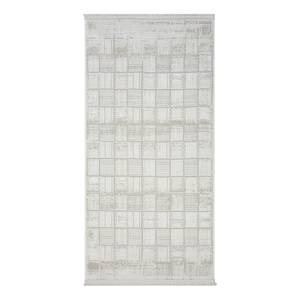 Laagpolig vloerkleed My Wonder polyester/katoen - beige - 80 x 150 cm