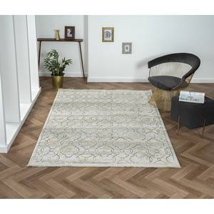 Kurzflorteppich My Floor Polyester / Baumwolle - Beige - 160 x 230 cm