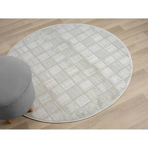 Laagpolig vloerkleed My House polyester/katoen - beige - 120 x 120 cm