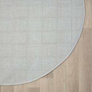 Laagpolig vloerkleed My House polyester/katoen - beige - 120 x 120 cm