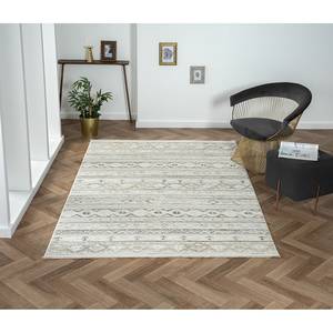 Laagpolig vloerkleed My Nomady polyester/katoen - beige - 160 x 230 cm