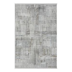 Laagpolig vloerkleed My Taste polyester/katoen - beige/grijs - 160 x 230 cm