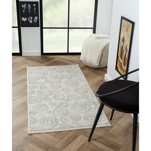 Laagpolig vloerkleed My Style polyester/katoen - beige - 80 x 150 cm