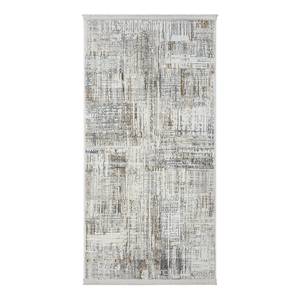 Laagpolig vloerkleed My Taste polyester/katoen - beige/grijs - 80 x 150 cm