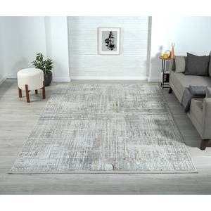 Kurzflorteppich My Taste Polyester / Baumwolle - Beige / Grau - 200 x 290 cm